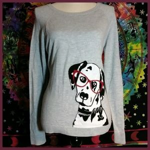 Talbots Dalmatian Sweater